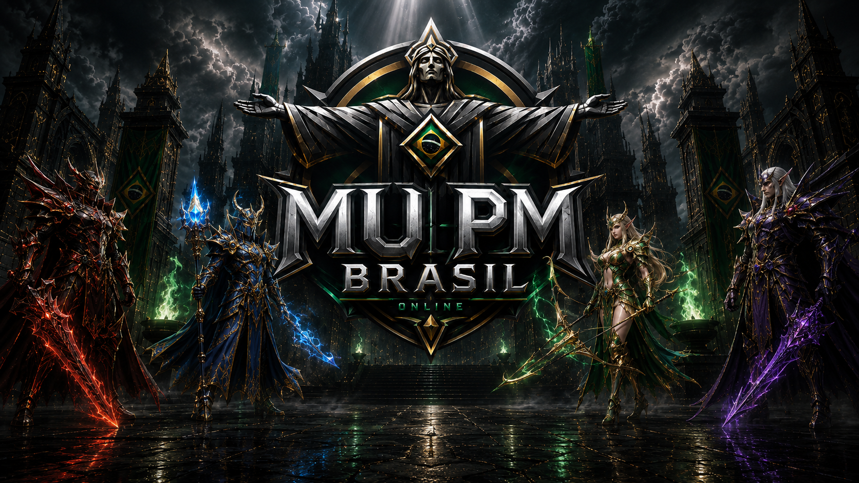 Castelo e heróis de MU PM Brasil